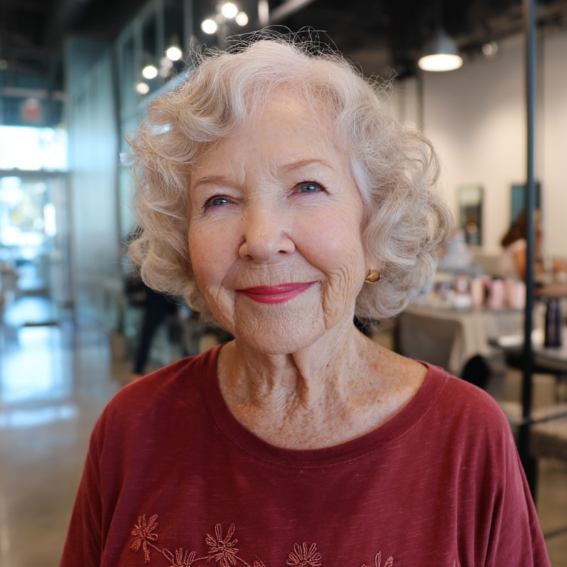 Charming Soft Curly Bob with Defined Layers