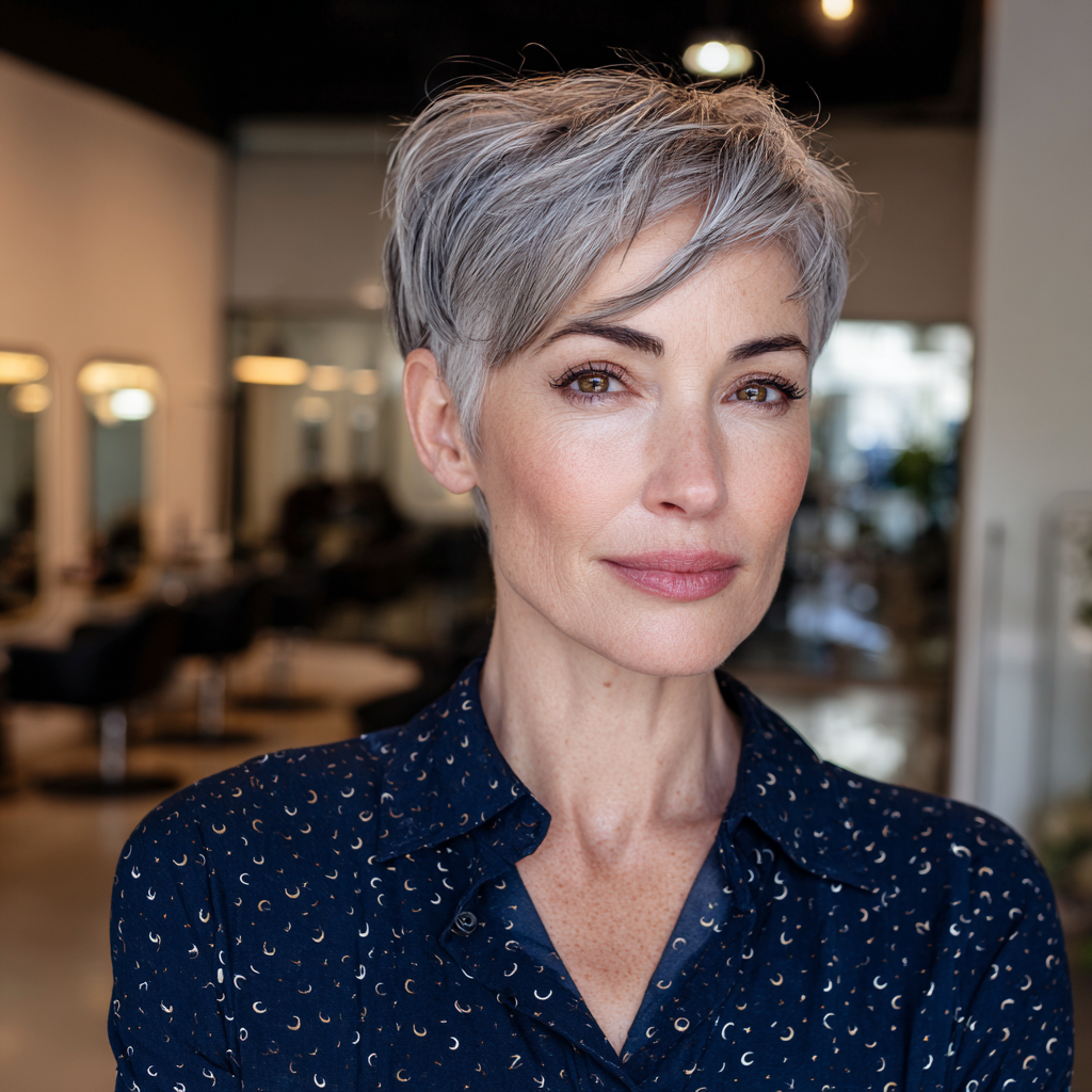 Chic Modern Pixie Cut with Textured Layers