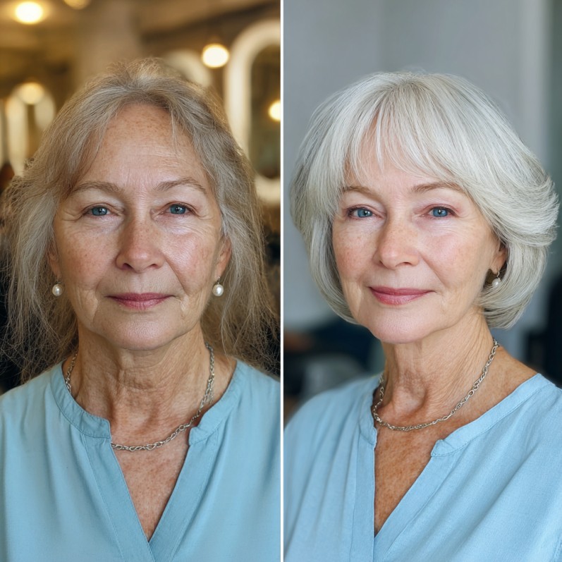 chic textured bob with subtle layers