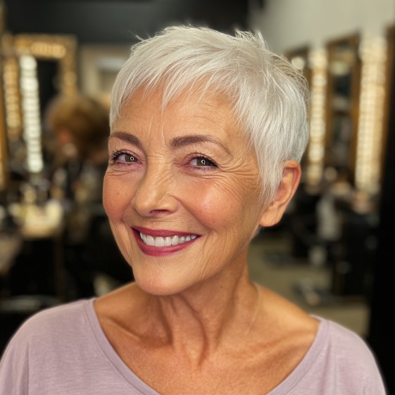 Chic Short Textured Pixie Cut with Subtle Volume