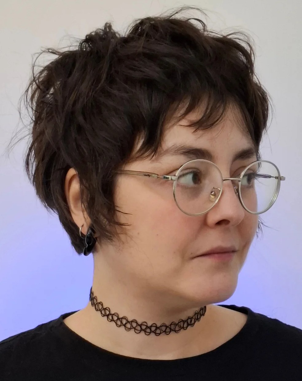 Chic Textured Short Pixie with Playful Volume