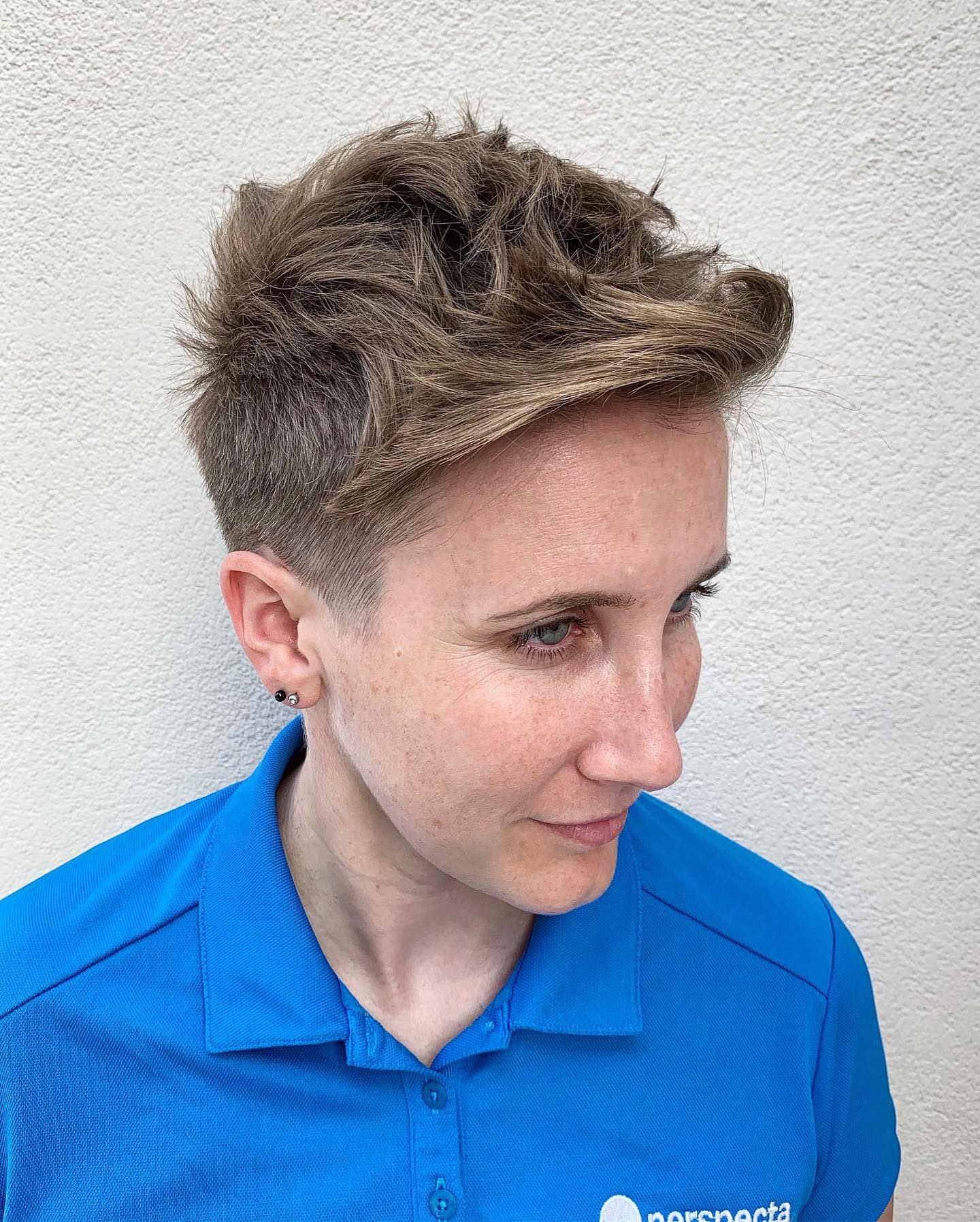 Textured Short Messy Pixie with Edgy Layers
