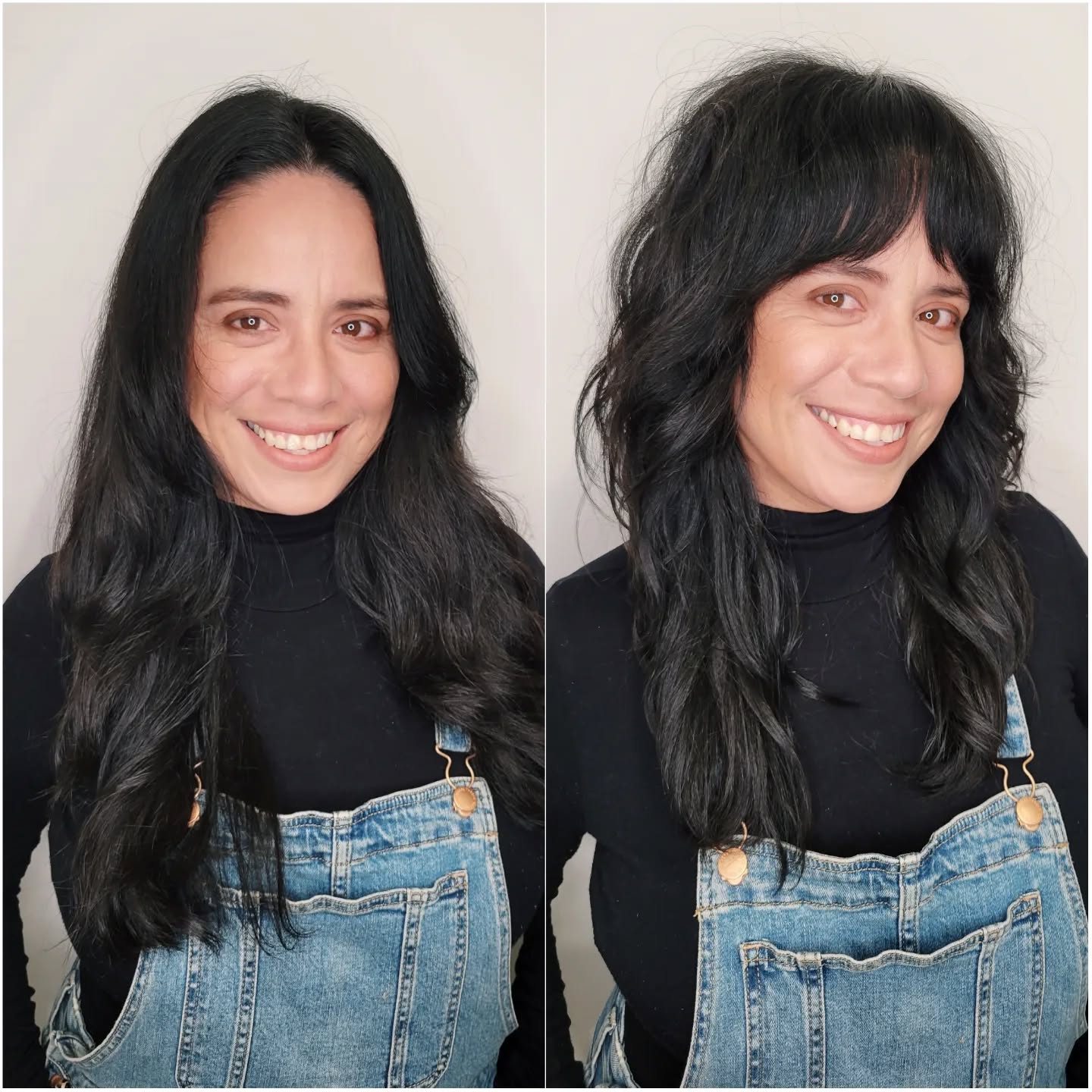 Chic Textured Shoulder-Length Cut with Soft Bangs