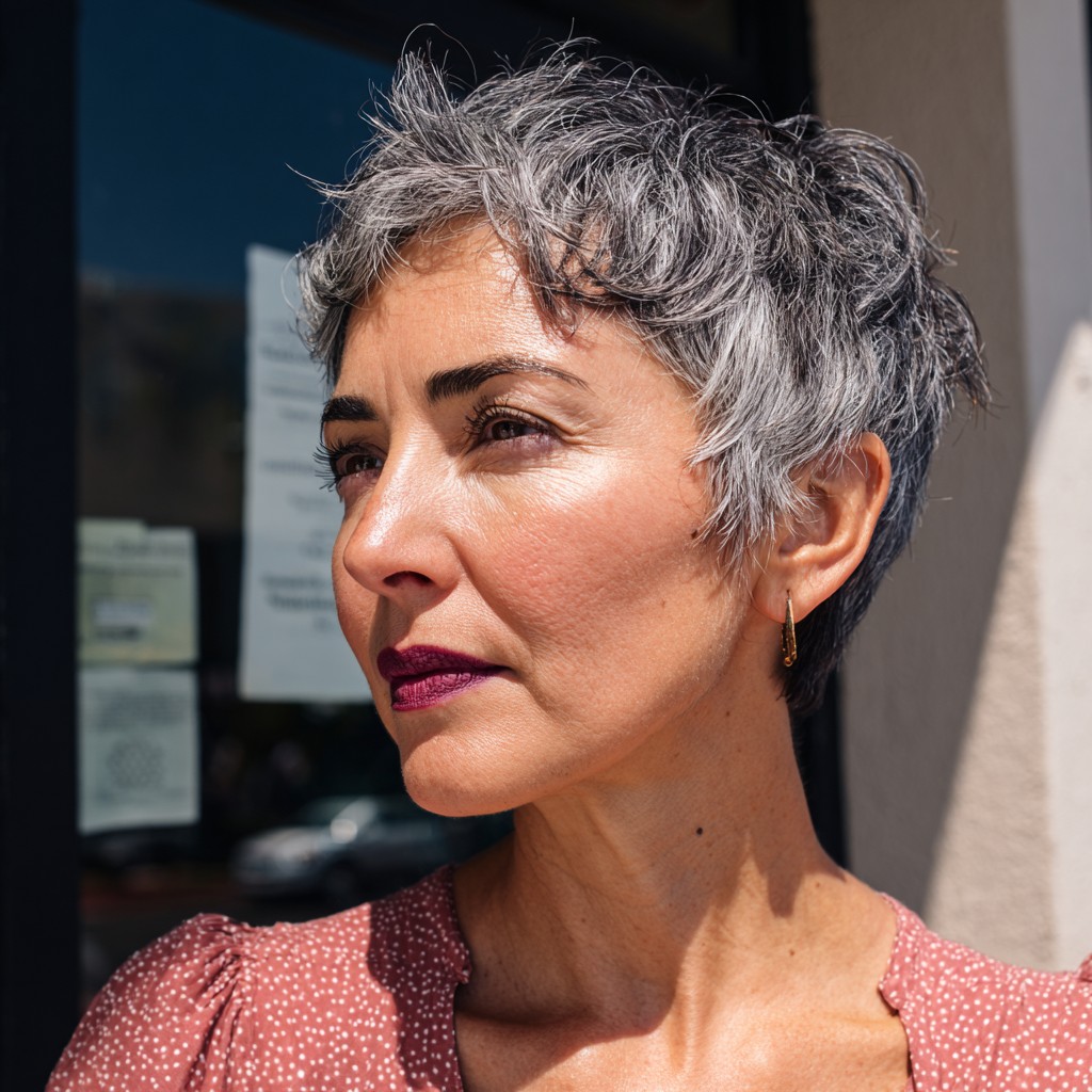 Modern Textured Mixie Shag with Effortless Edge