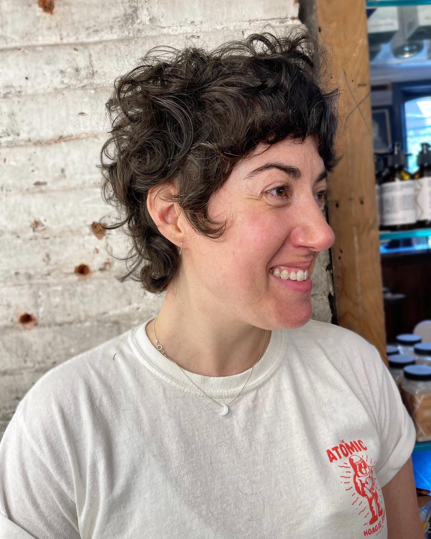 Textured Curly Mixie Shag with Defined Volume