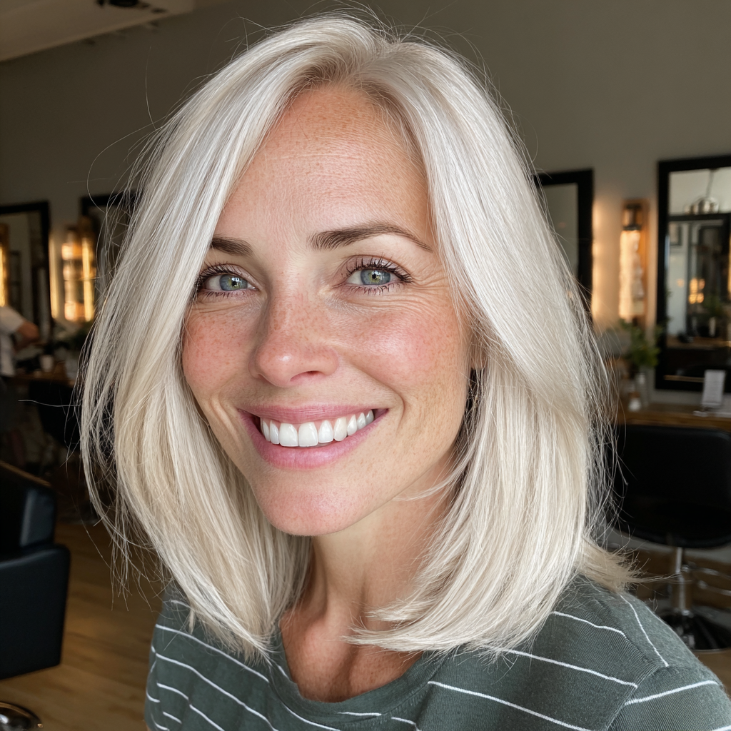 Bright and Breezy Blunt Cut with Subtle Layers