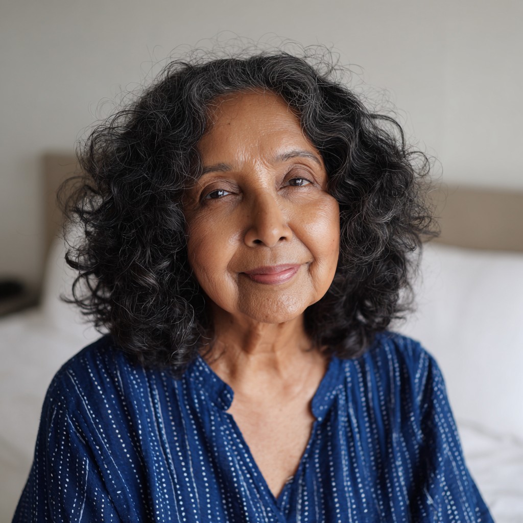 Chic Curly Shoulder-Length Bob with Soft Layers