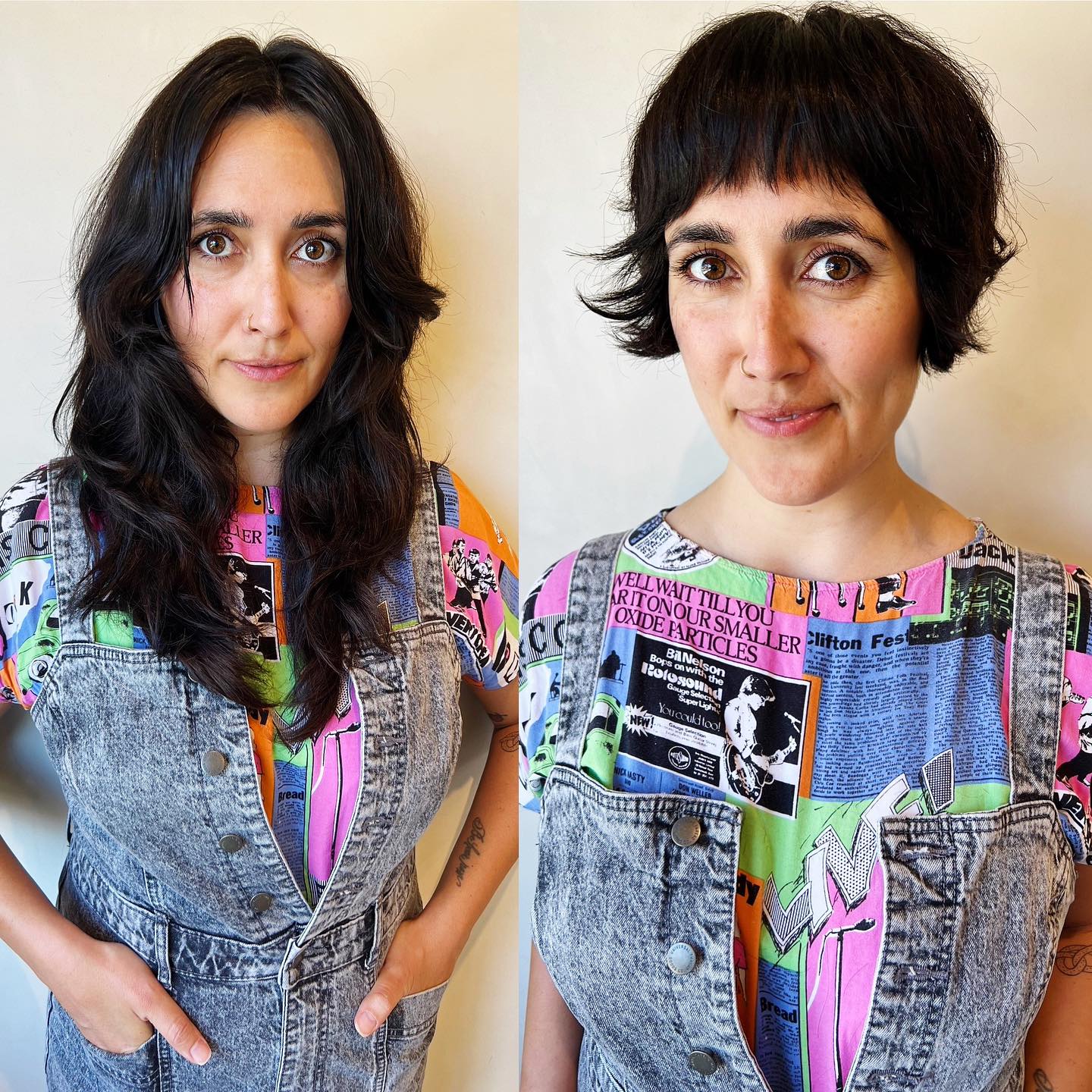 Chic Textured Lob with Playful Layers