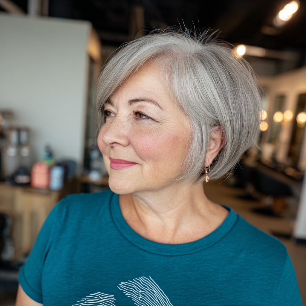 Chic Textured Pixie Bob with Subtle Asymmetry