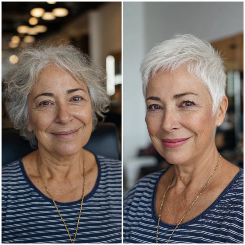 Chic Textured Pixie Cut with Subtle Layers