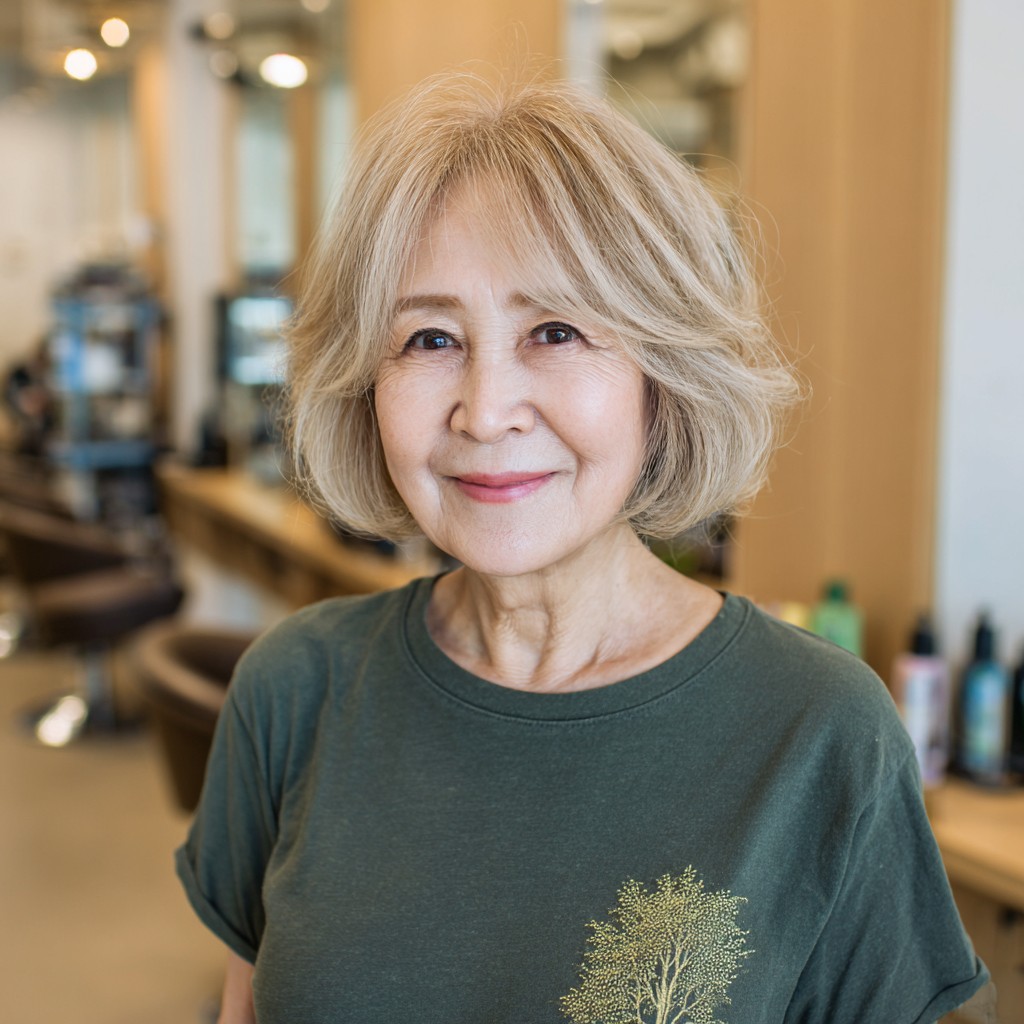 Choppy Layered Shaggy Bob with Soft Volume