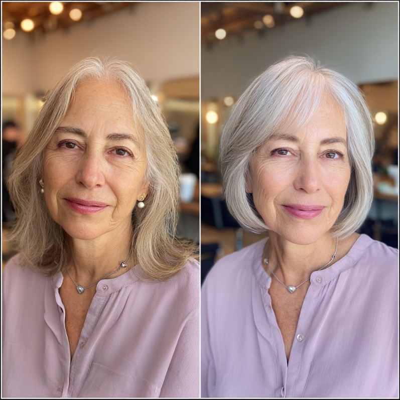 Modern Soft Blunt Bob with Subtle Texturing