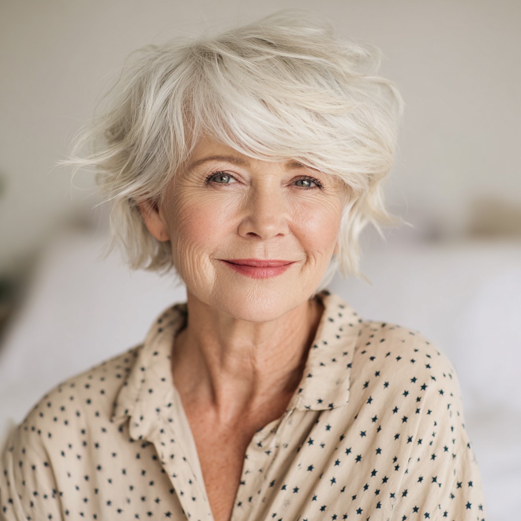 Modern Textured Pixie Bob with Soft Waves