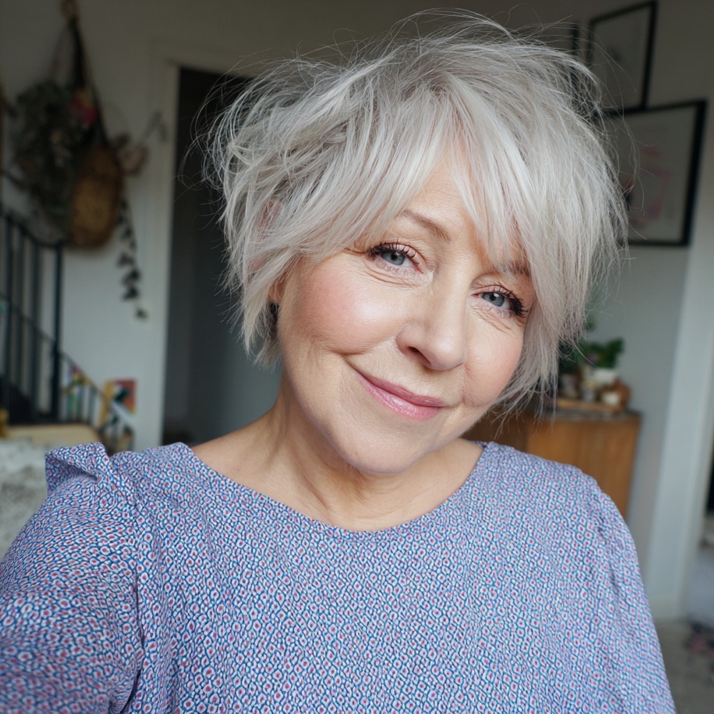 Playful Textured Pixie Bob with Tousled Layers