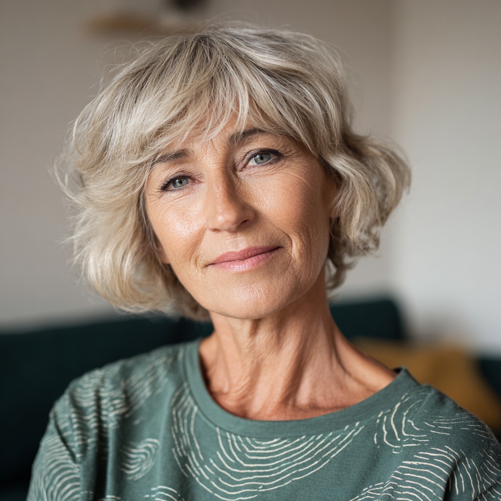 Soft Textured Shaggy Bob for Effortless Elegance