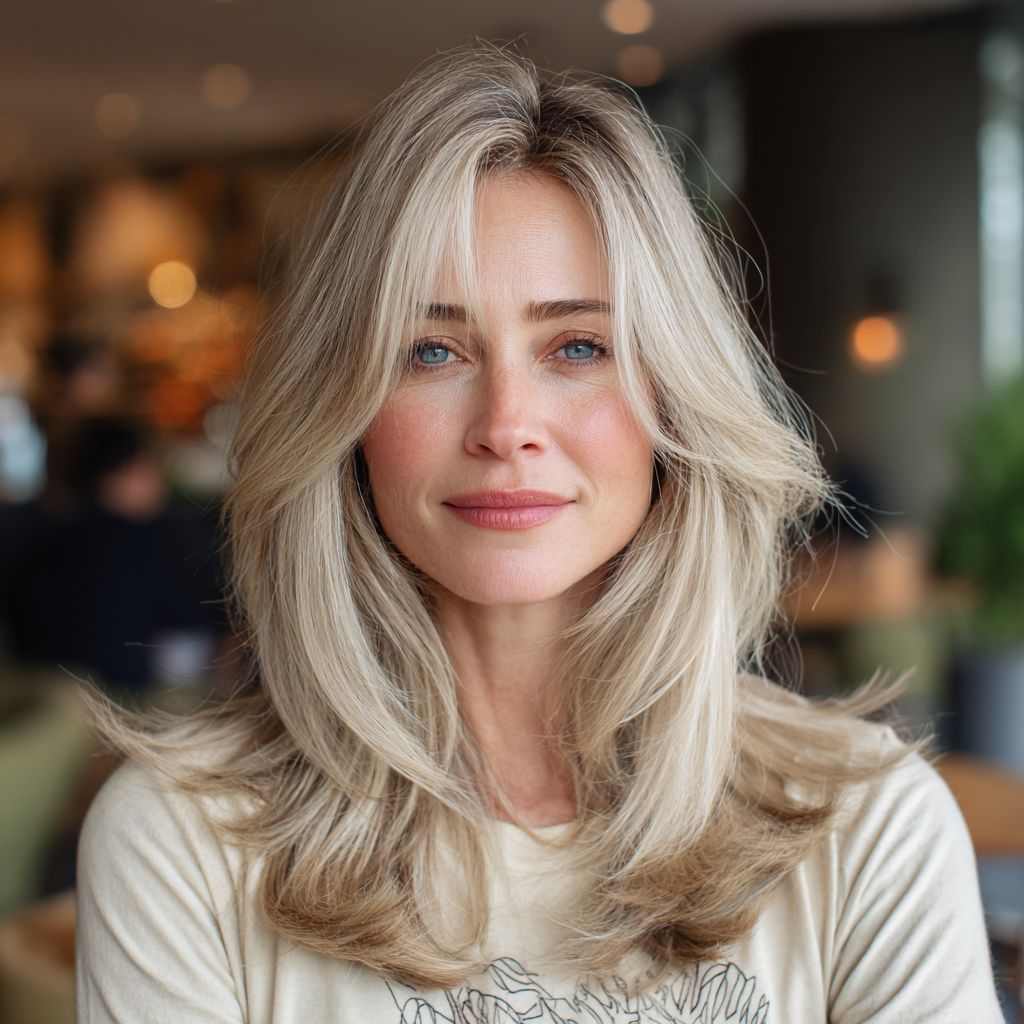 Softly Layered Blonde with Subtle Highlights