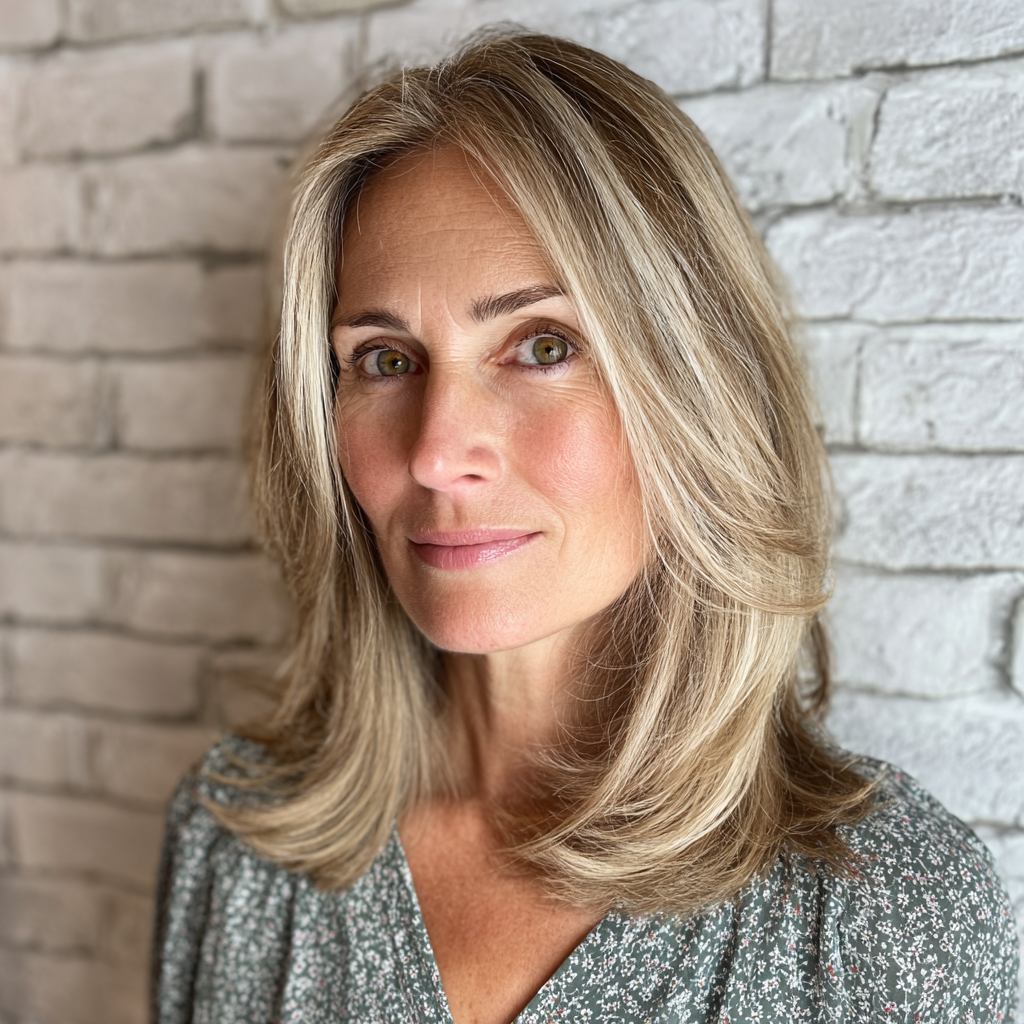 Softly Layered Dimensional Blonde with Natural Movement