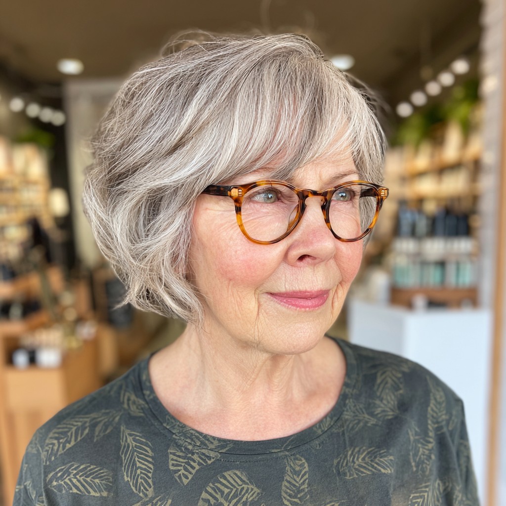Softly Layered Tousled Pixie Bob
