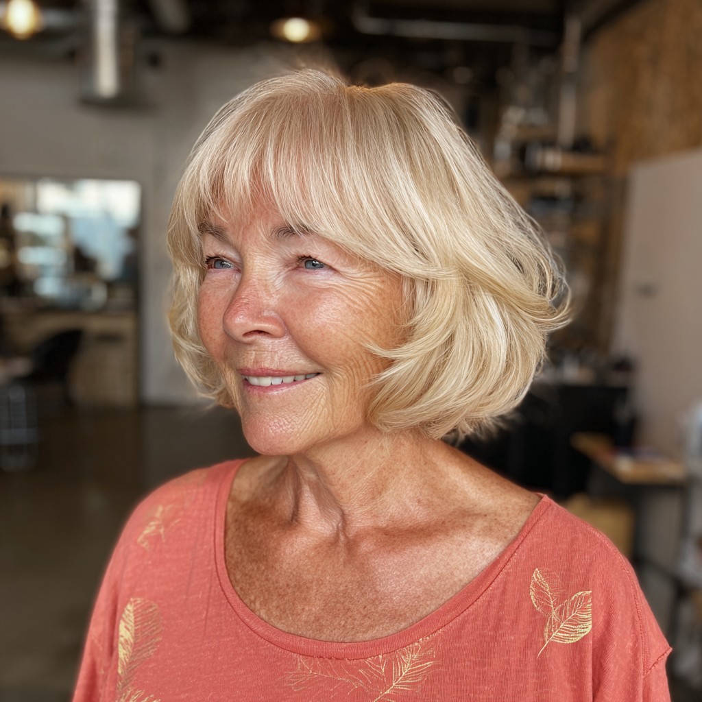Softly Textured Bob with Subtle Layers