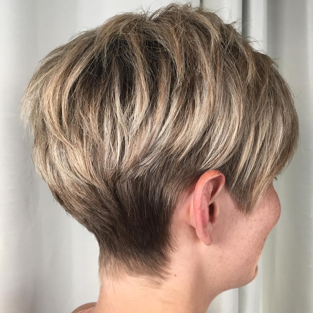 Textured Short Crop with Soft Layers