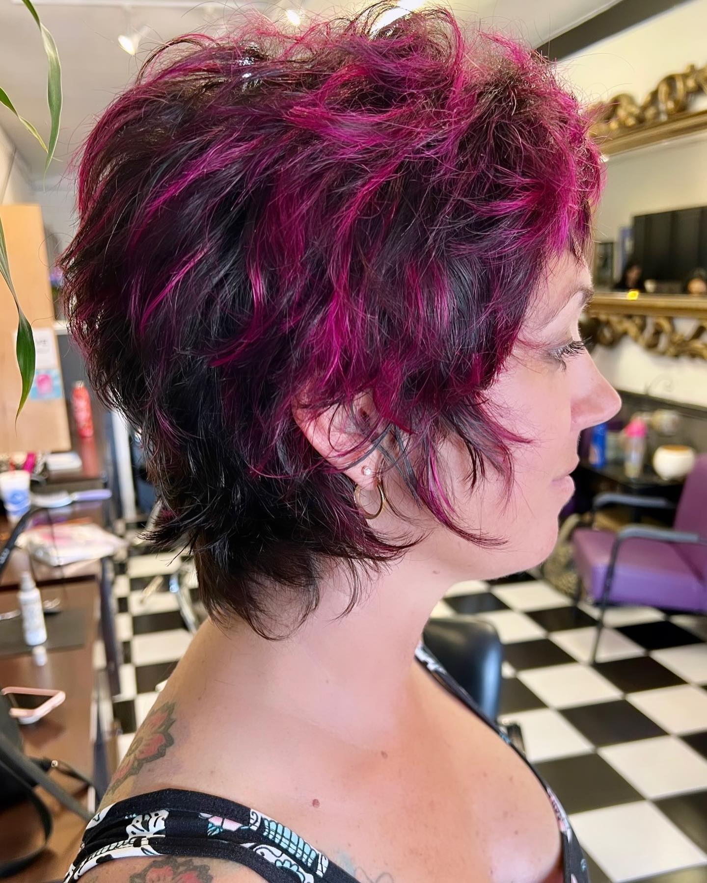 Vibrant Textured Crop with Bold Highlights