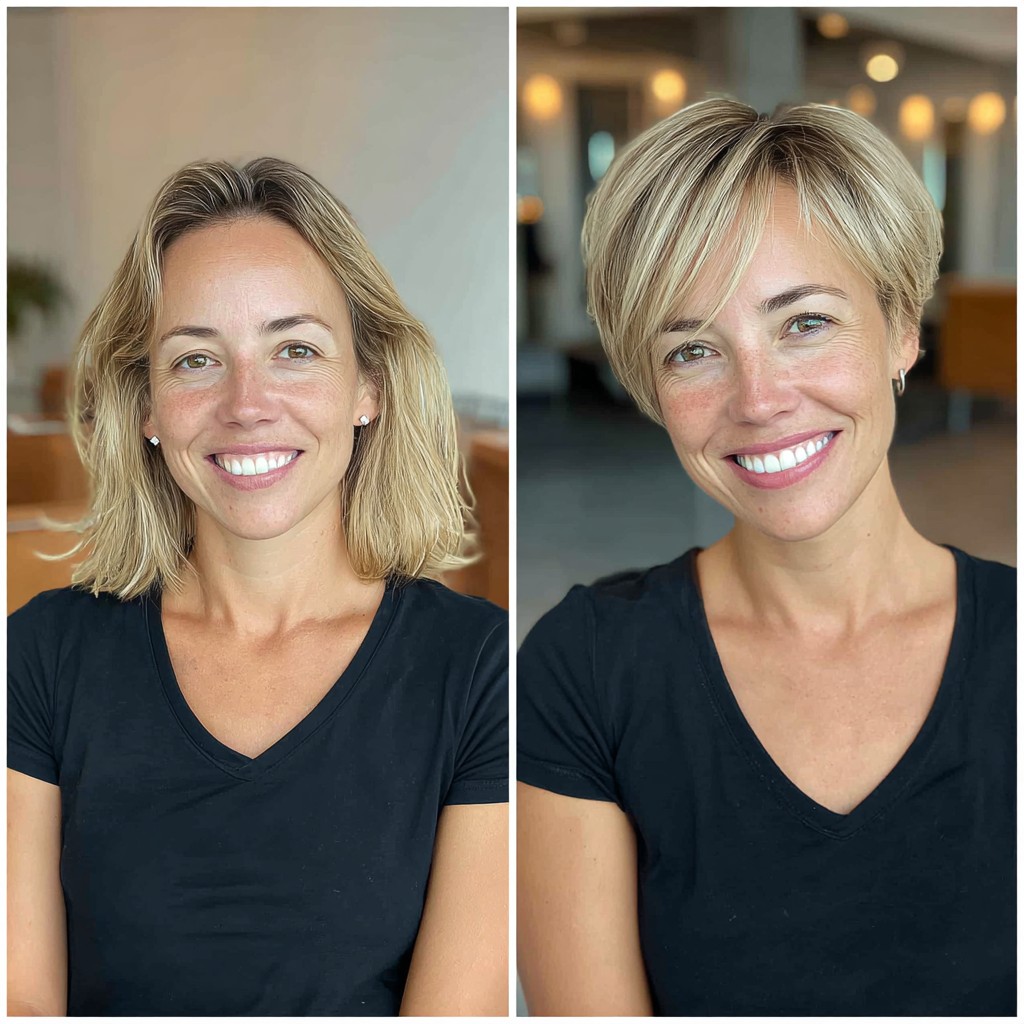 Chic Textured Pixie with Soft Volume