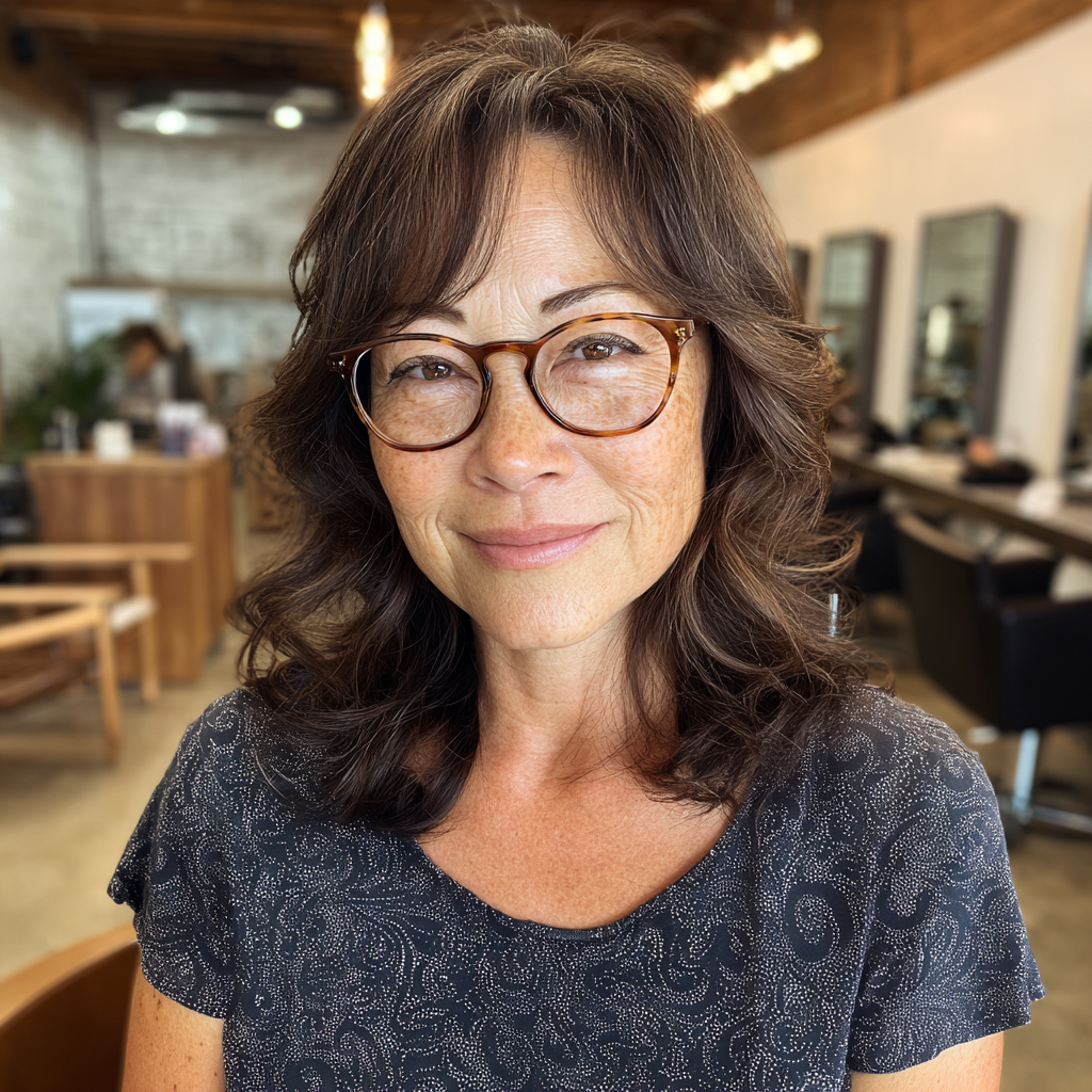 Chic Textured Shoulder-Length Cut with Soft Waves