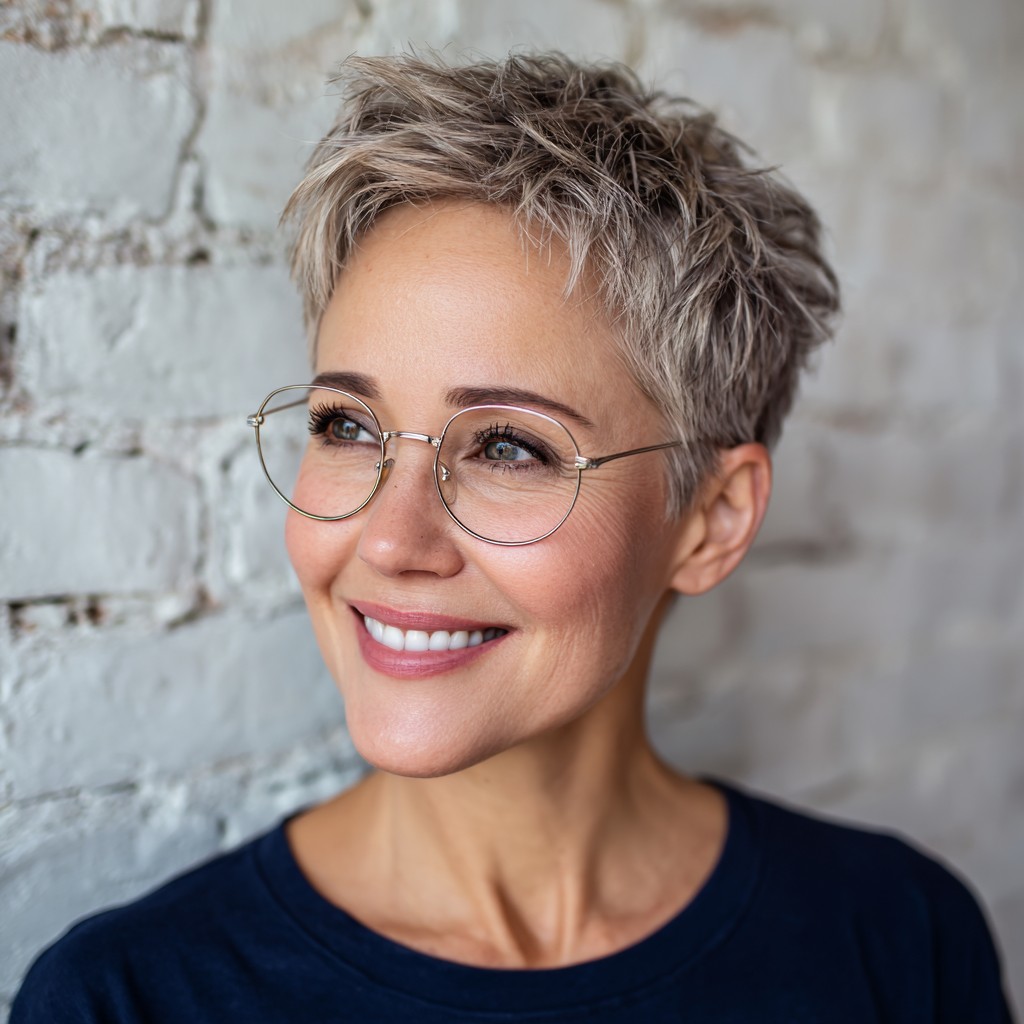 Modern Textured Pixie Cut with Soft Layers