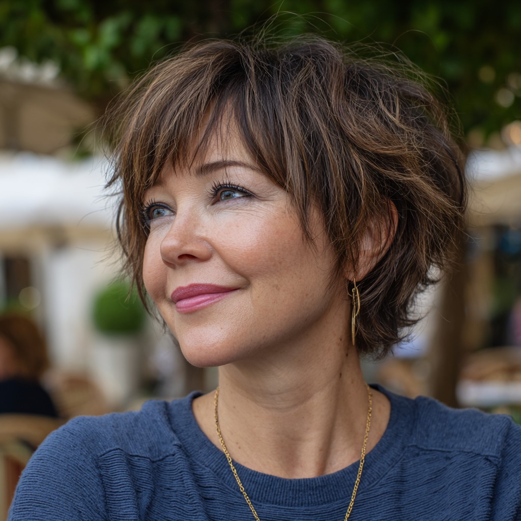 Playful Textured Pixie with Soft Layers