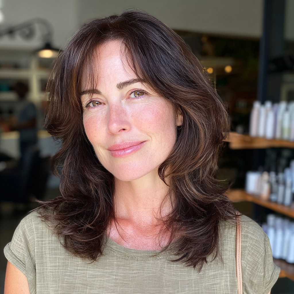 Softly Layered Cut with Gentle Volume