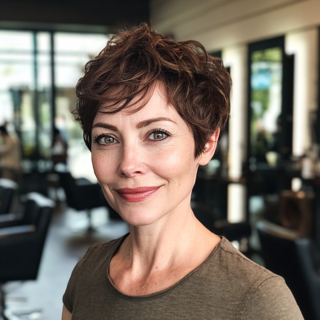 Textured Pixie with Playful Volume