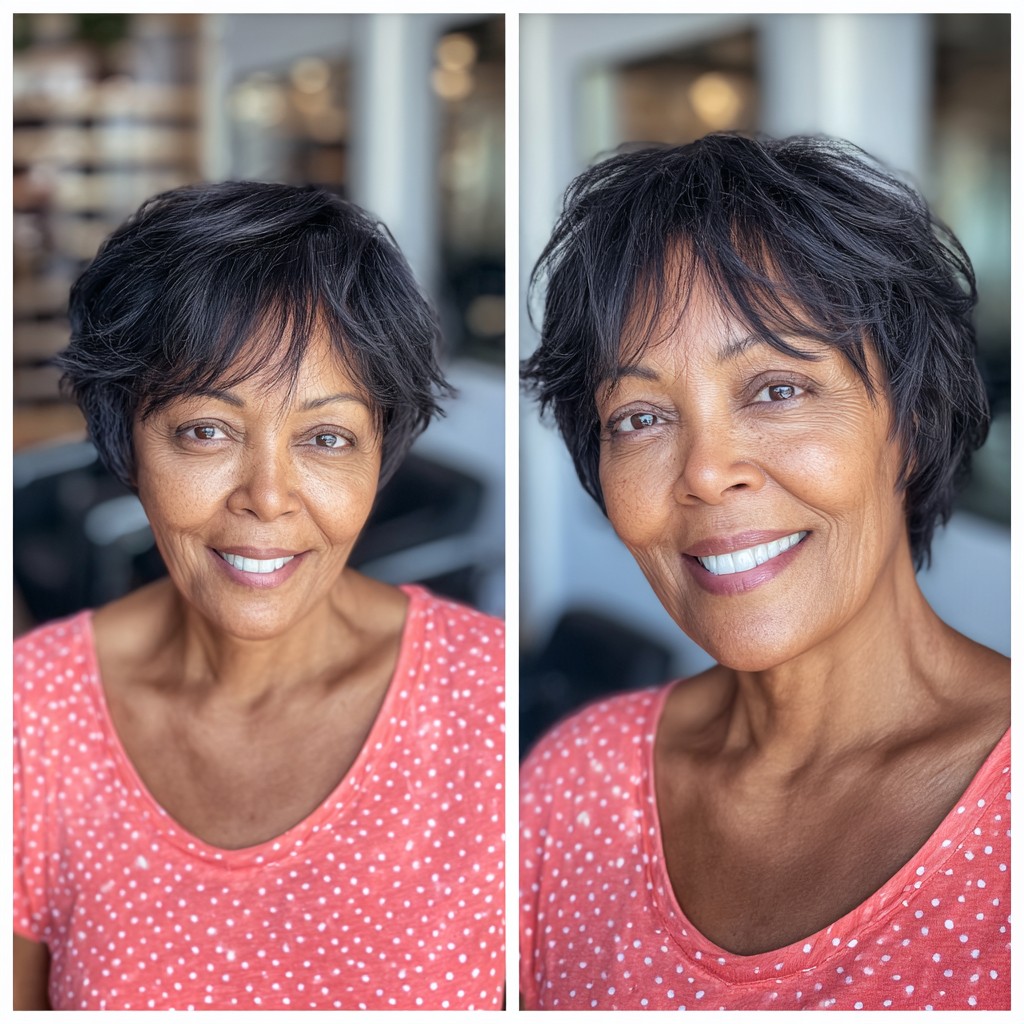 Effortlessly Tousled Pixie Bob with Soft Textured Layers