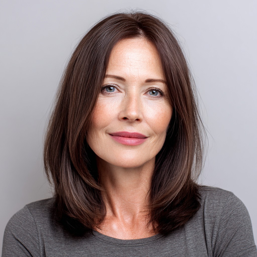 Sleek Long Bob with Subtle Layering