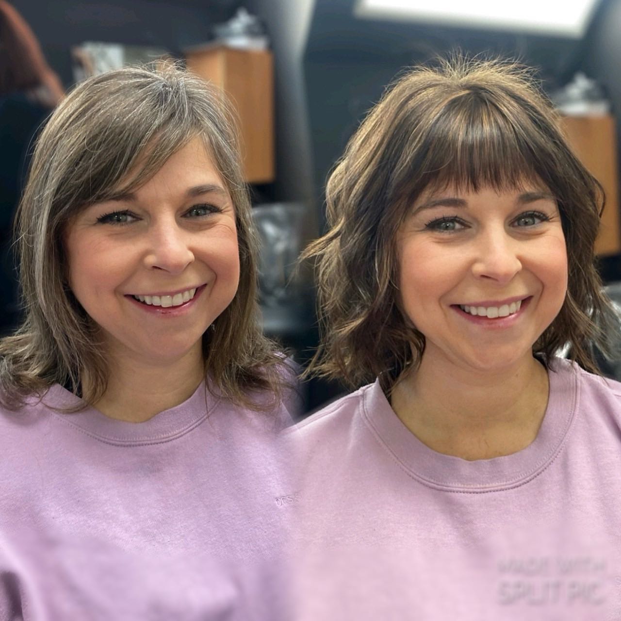 Chic Layered Bob with Soft Bangs