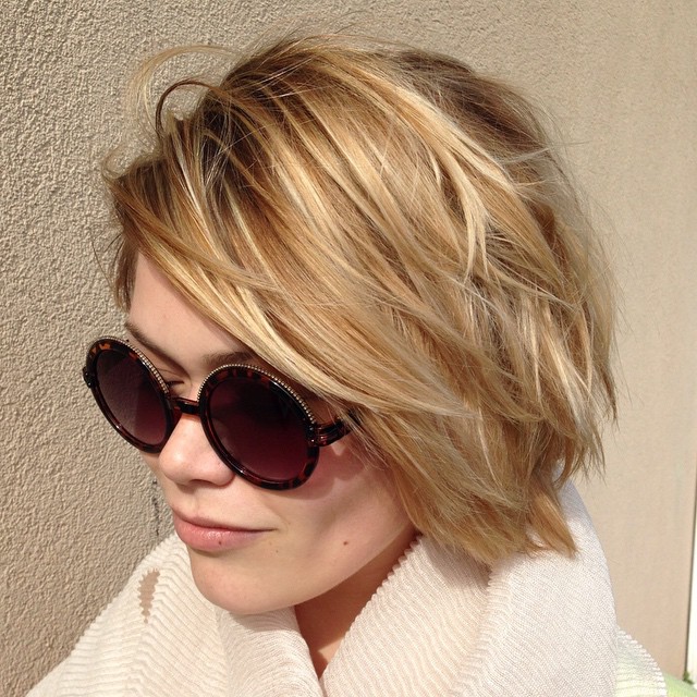 Effortless Textured Beachy Bob