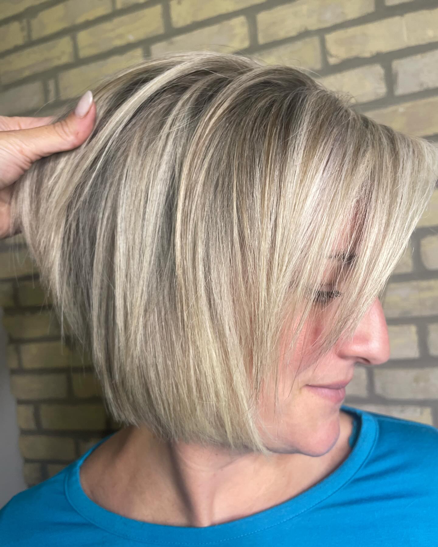 Modern Blunt Bob with Subtle Textured Layers