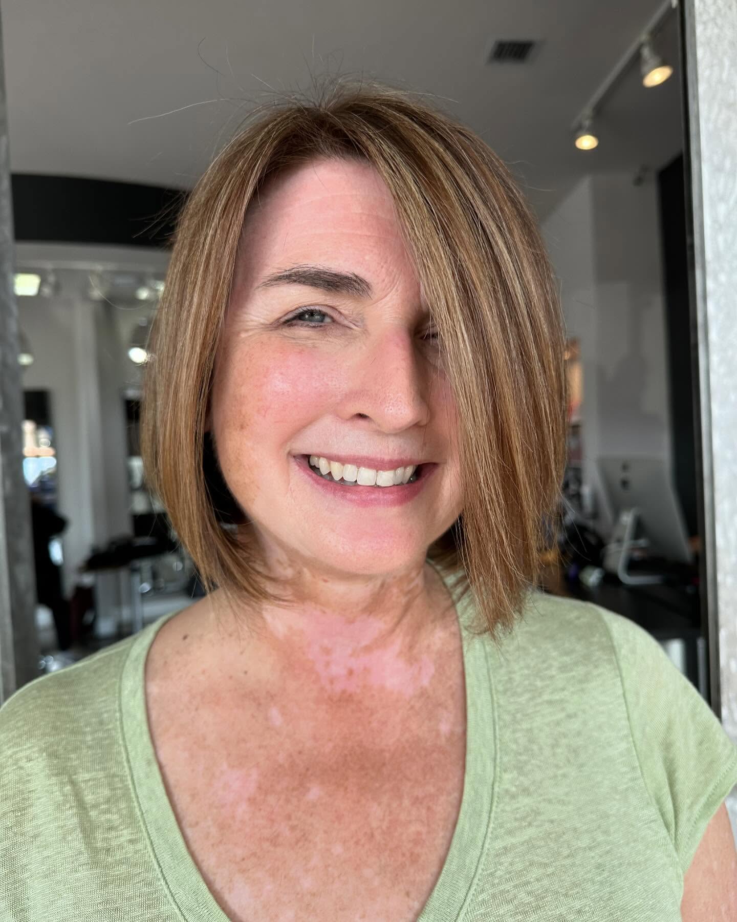 Modern Textured Bob with Side-Swept Bangs