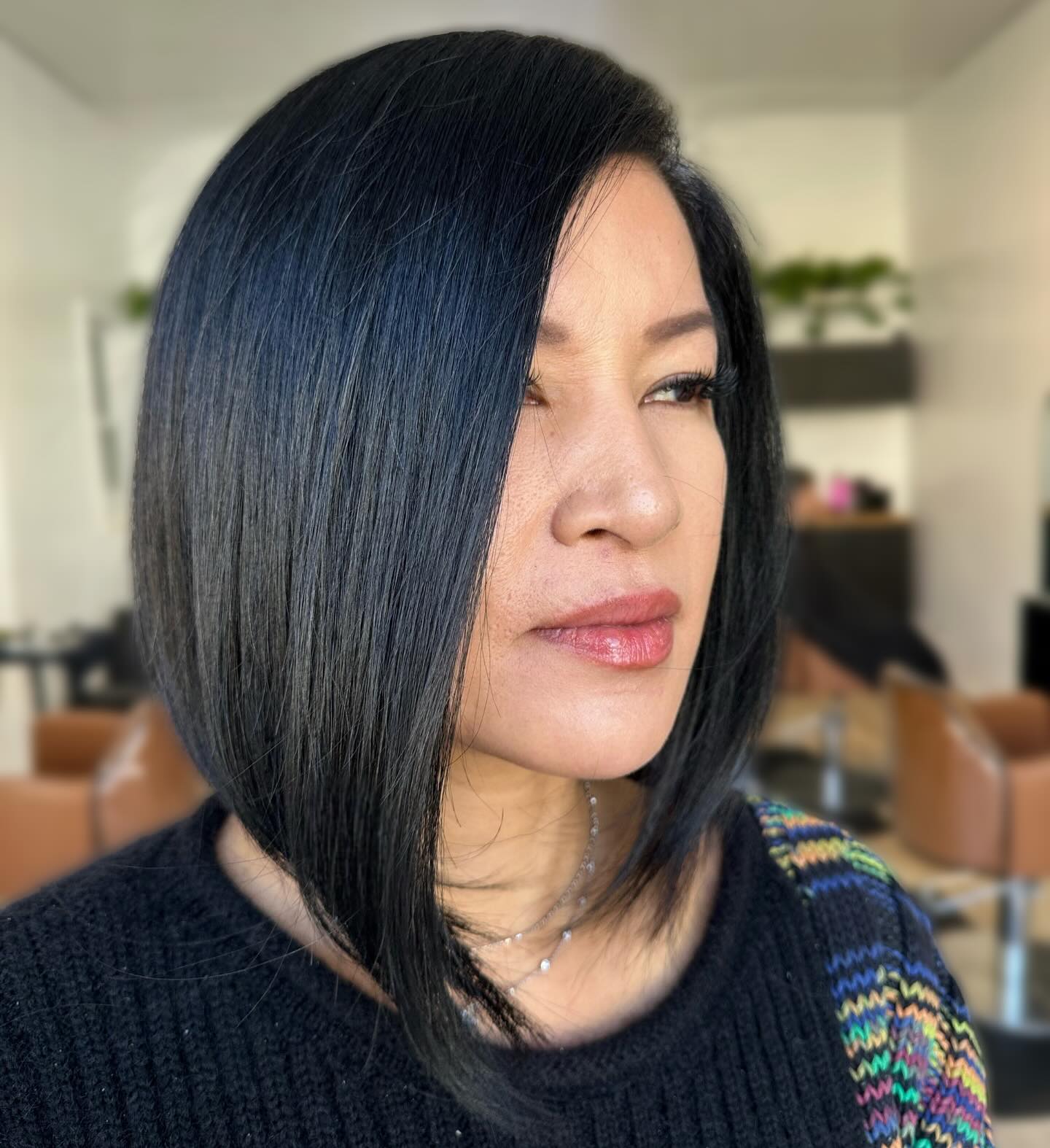 Polished Blunt Slope Bob with Subtle Angles