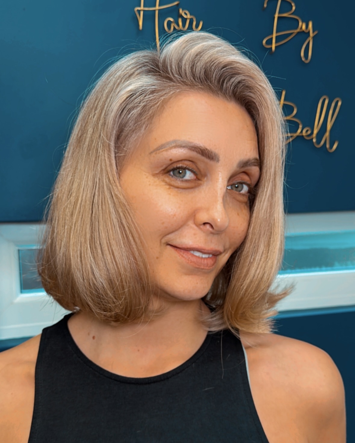 Soft Blunt Bob with Subtle Face-Framing Layers