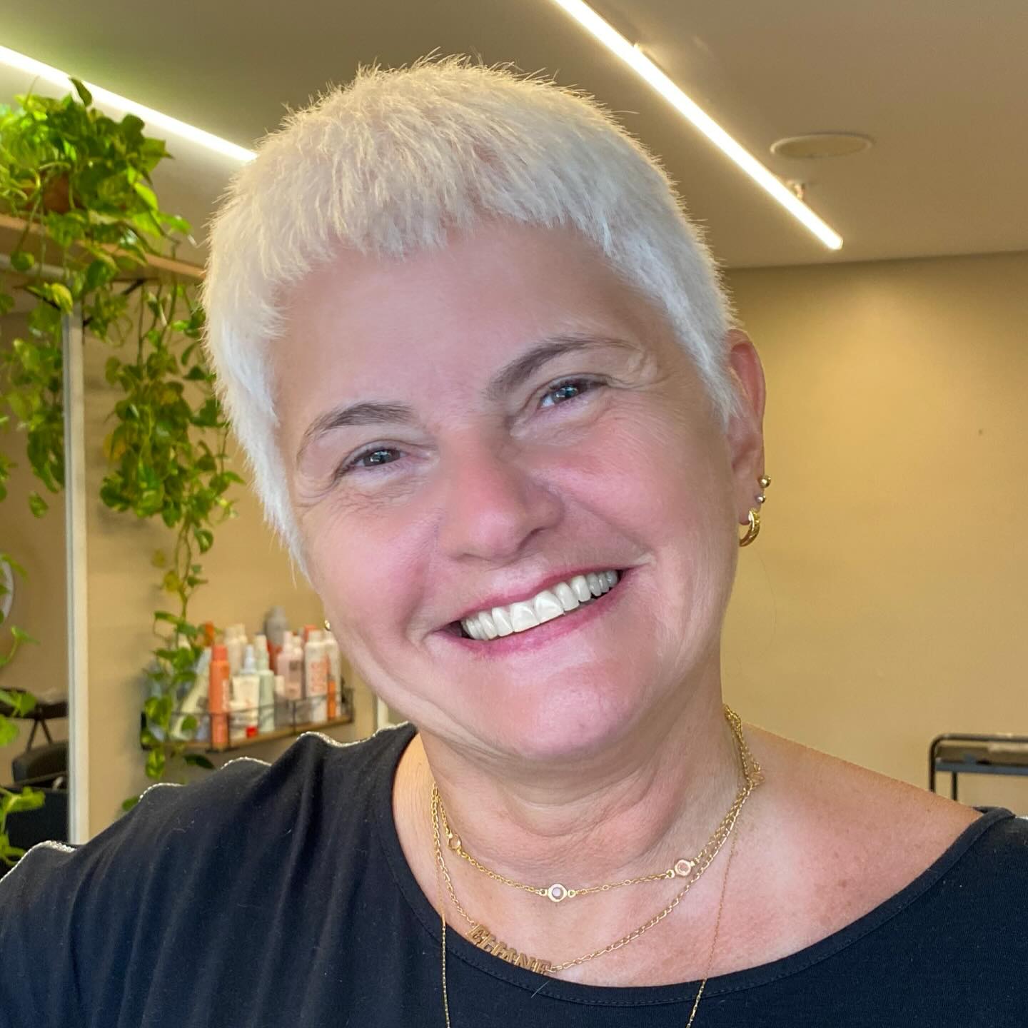 Textured Short Pixie with Subtle Edges