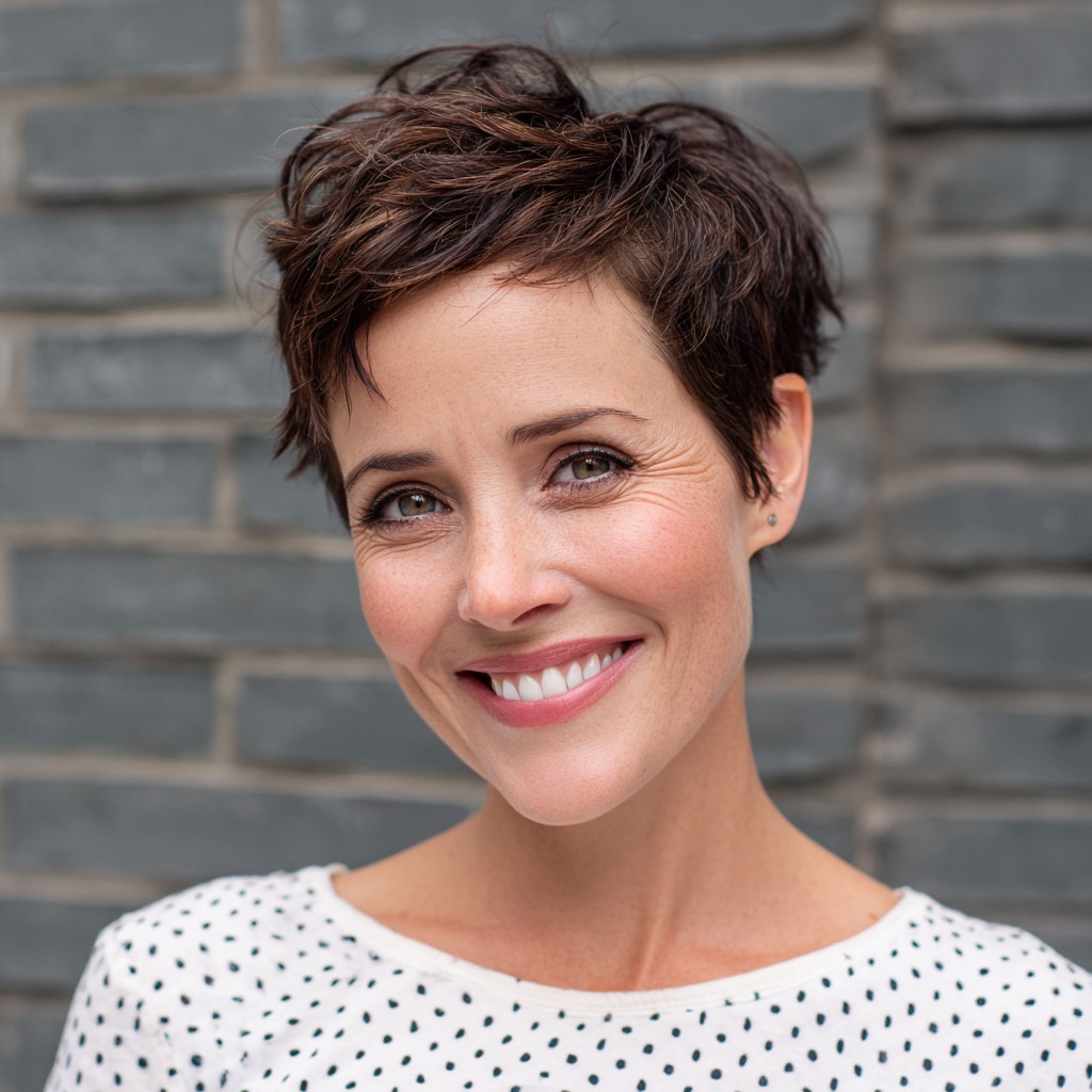 Choppy Pixie Cut with Textured Layers