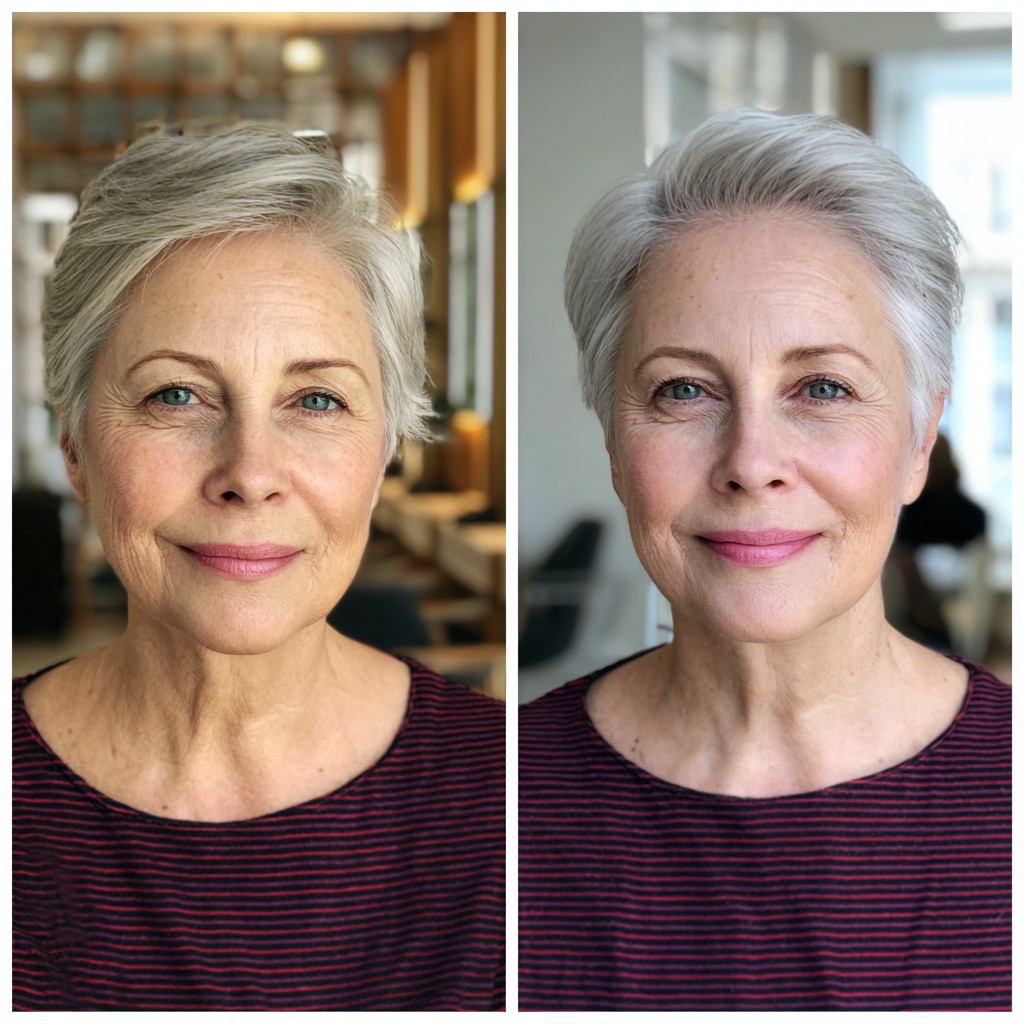 Elegant Textured Pixie Cut with Subtle Volume