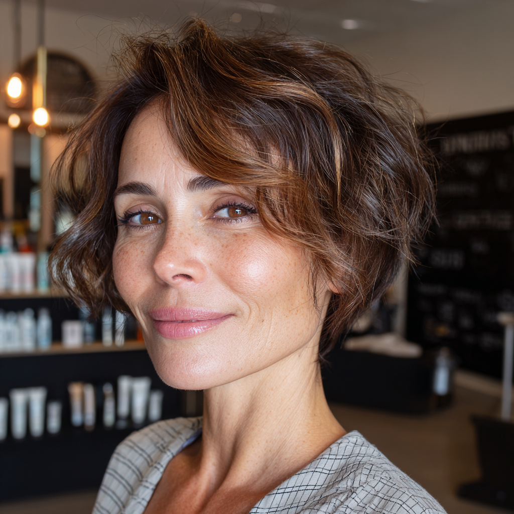 Modern Tousled Bob with Soft Layers