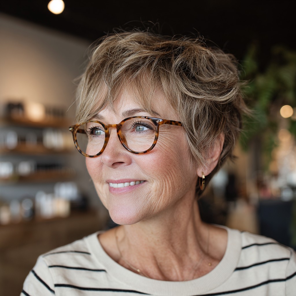 Playful Textured Pixie with Soft Volume
