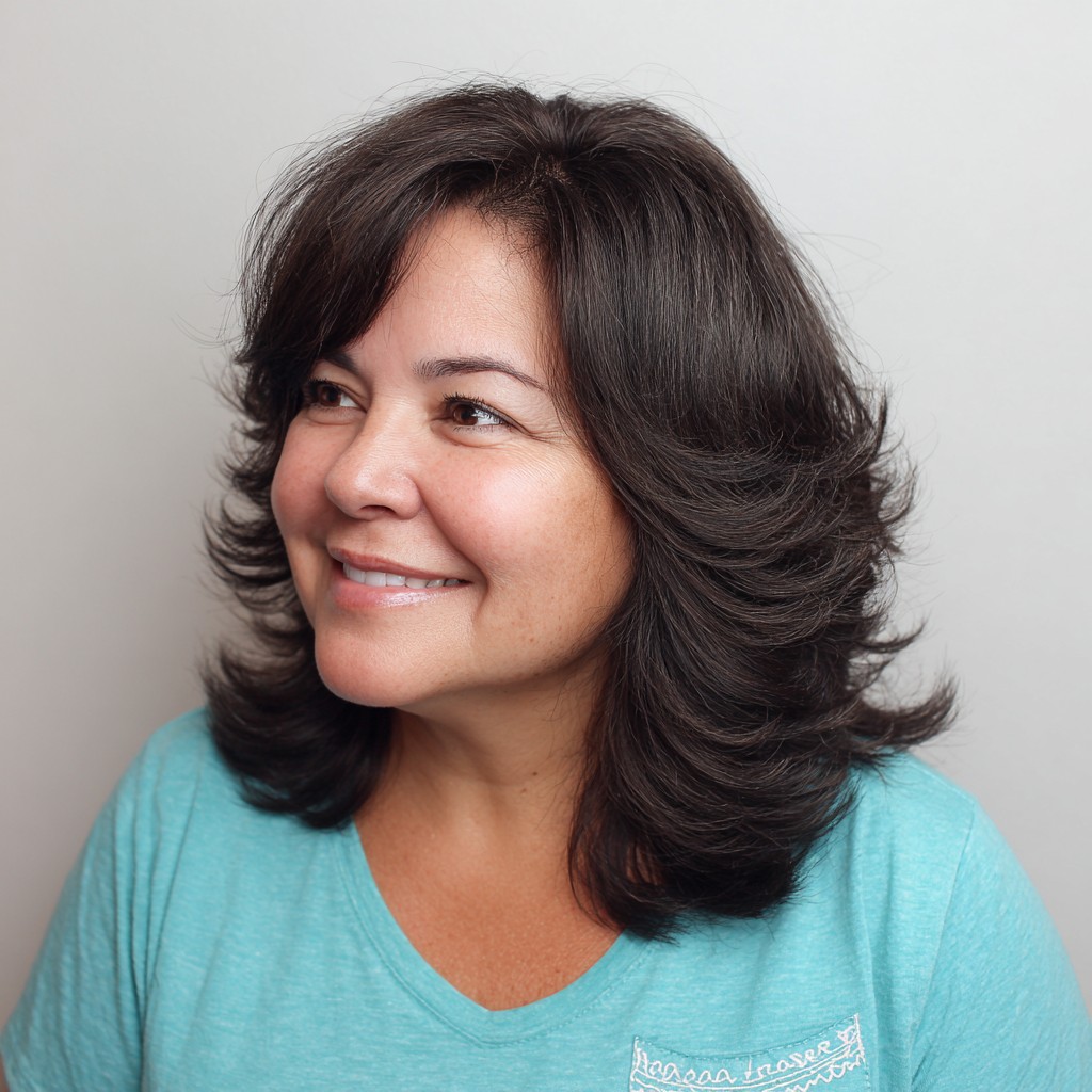 Textured Shoulder-Length Cut with Soft Volume