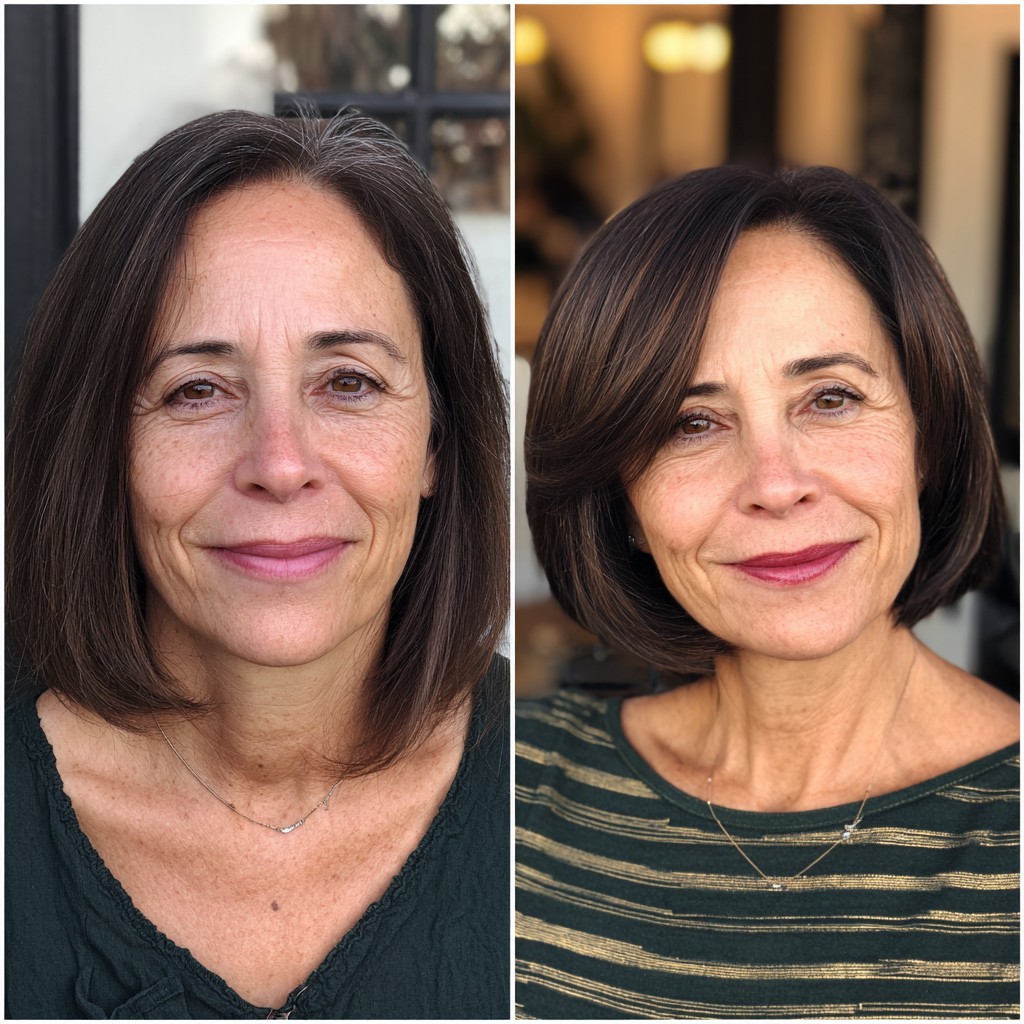 Chic Textured A-Line Bob with Soft Layers
