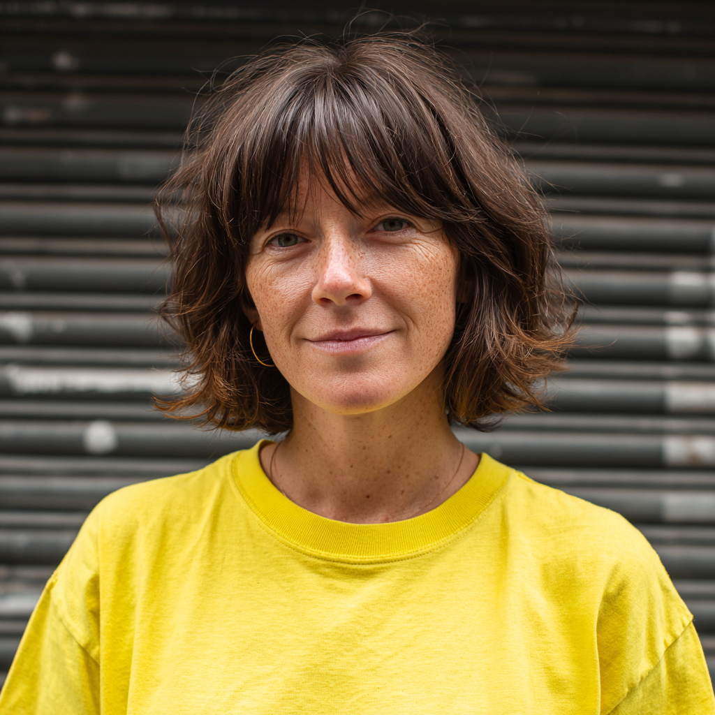 Chic Textured Bob with Face-Framing Bangs
