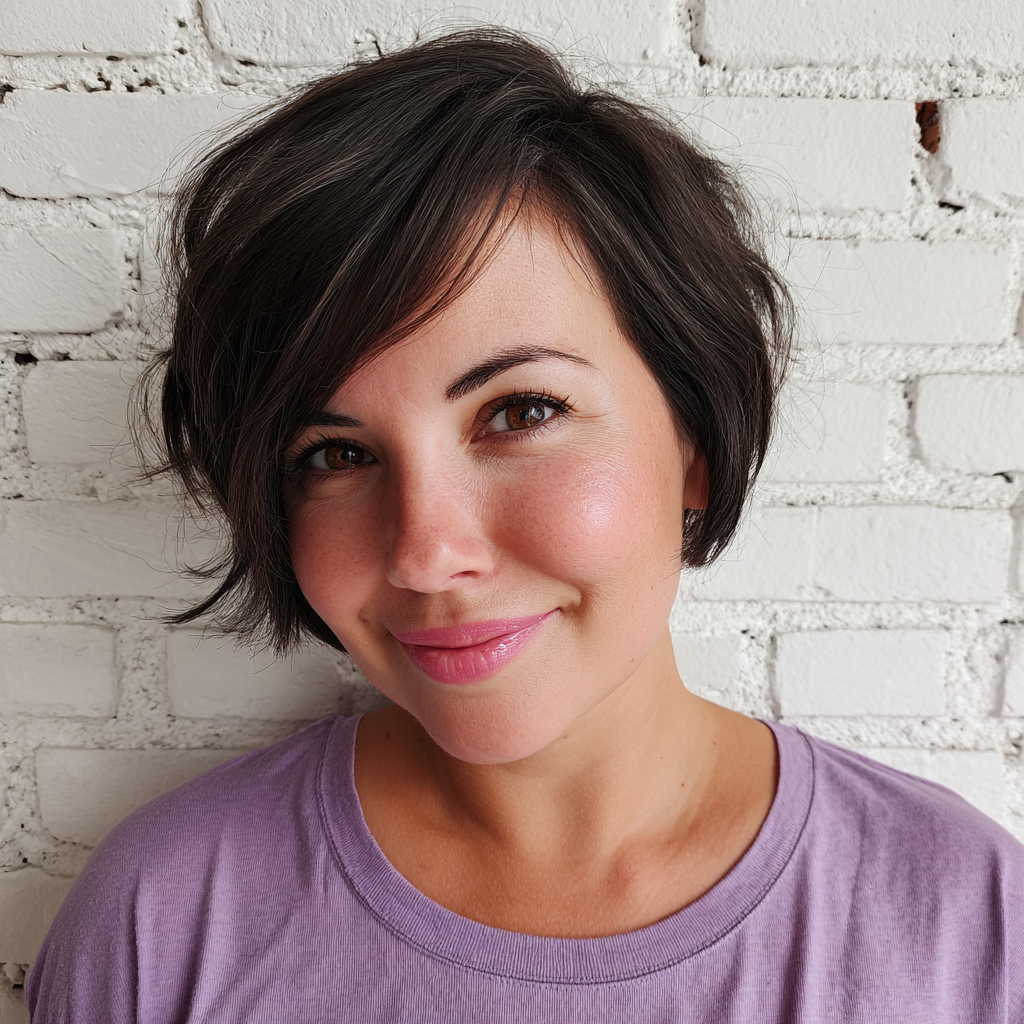 Chic Textured Pixie Bob with Playful Layers