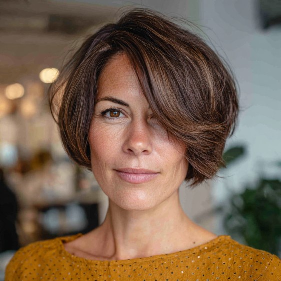 Dynamic Asymmetrical Bob with Soft Volume
