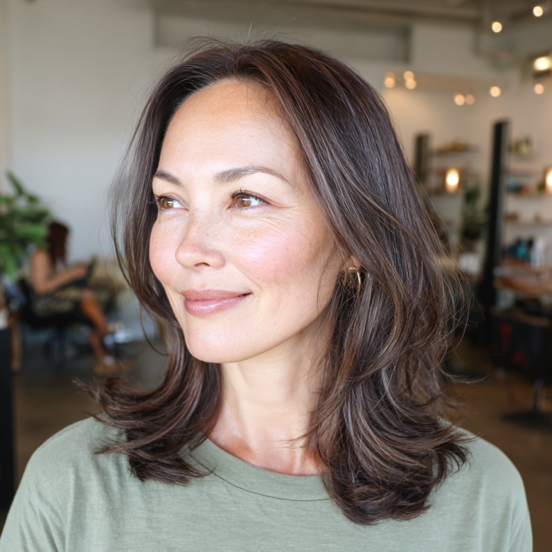 Elegant Layered Cut with Subtle Movement